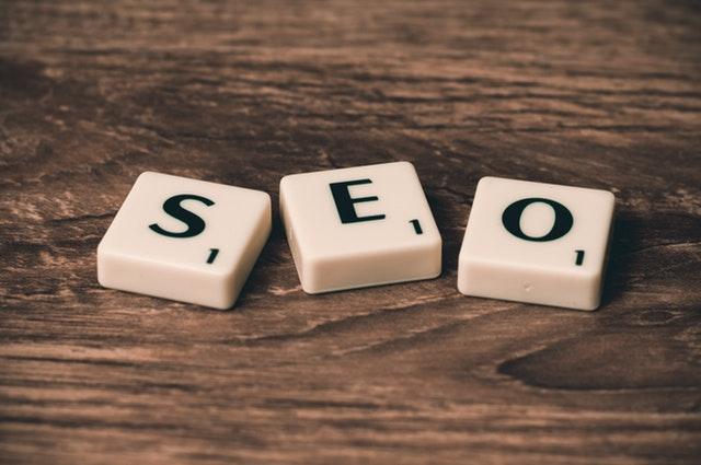seo spelled out in scrabble letters